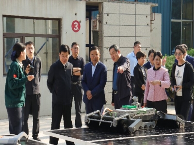 佳木斯市政協(xié)主席高志軍一行蒞臨天意機械調(diào)研考察